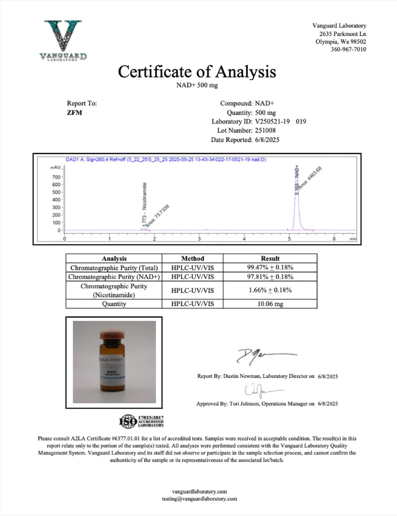 NAD+ (Cellular Health, Longevity, Cognitive)