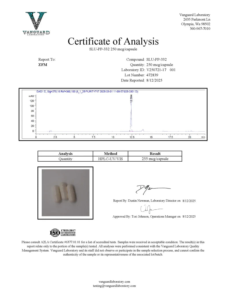 SLU-PP-332 (Metabolic, Appetite)